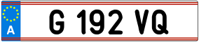 Truck License Plate